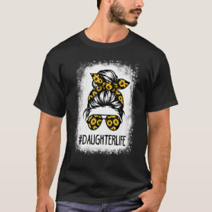 Bleiche Daughter Life mit Sonnenblumen Messy Bun M T-Shirt