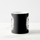 Bleiche Librarian Squad Reindeer Funny Christmas Kaffeetasse (Mittel)