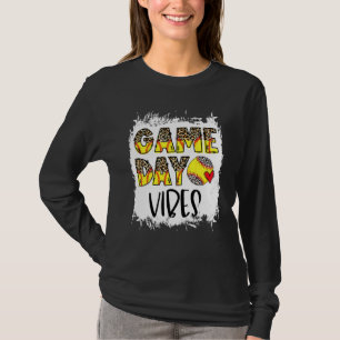 Bleiche Softball Game Day Vibes Softball Saison O T-Shirt