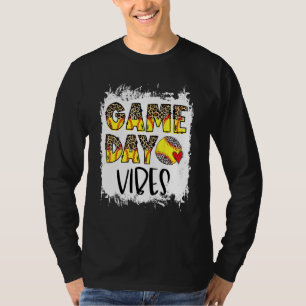 Bleiche Softball Game Day Vibes Softball Saison O T-Shirt