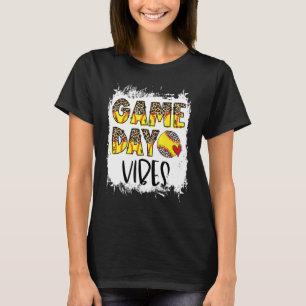 Bleiche Softball Game Day Vibes Softball Saison O T-Shirt