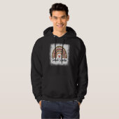 Bleiche Sozialarbeiter Leopard Rainbow Social Work Hoodie (Vorne ganz)