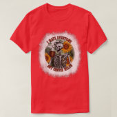 Bleichen Ich hasse alle außer Kaffee hilft Blume S T-Shirt (Design vorne)