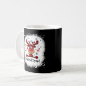 Bleichen Principal Squad Reindeer Funny Christmas Kaffeetasse (Vorderseite Links)