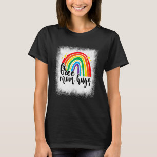 Bleichen Rainbow Freie Mama Hugs Lgbt Mama Gay Les T-Shirt