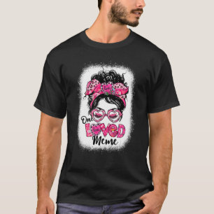 Bleichen Sie eine geliebte Frau Messy Bun Frauen V T-Shirt