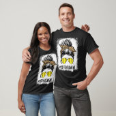 Bleichen Softball Meme Life Leopard Messy Bun Moth T-Shirt (Unisex)