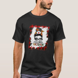 Bleichen Weihnachten NEURO Nurse Buffalo Santa RN T-Shirt
