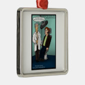 Bleichende BluethoothFunny Dentistry Ornaments Ornament Aus Metall (Rechts)