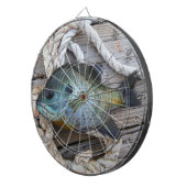 Bleichfische auf Dock und Seil Dartscheibe (Vorderseite rechts)