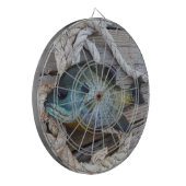 Bleichfische auf Dock und Seil Dartscheibe (Vorderseite Links)