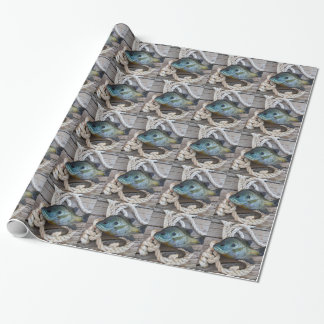 Bleichfische auf Dock und Seil Geschenkpapier