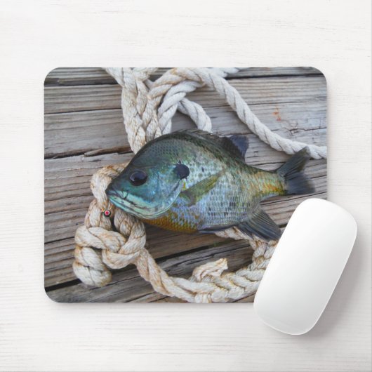Bleichfische auf Dock und Seil Mousepad (Mit Mouse)