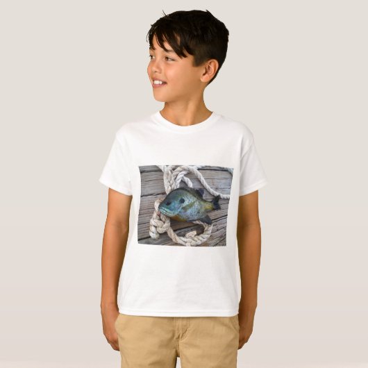 Bleichfische auf Dock und Seil T-Shirt (Vorne ganz)