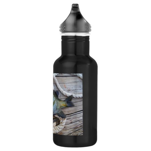 Bleichfische auf Dock und Seil Trinkflasche (Rechts)