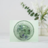 Bleichglas Postkarte (Stehend Vorderseite)