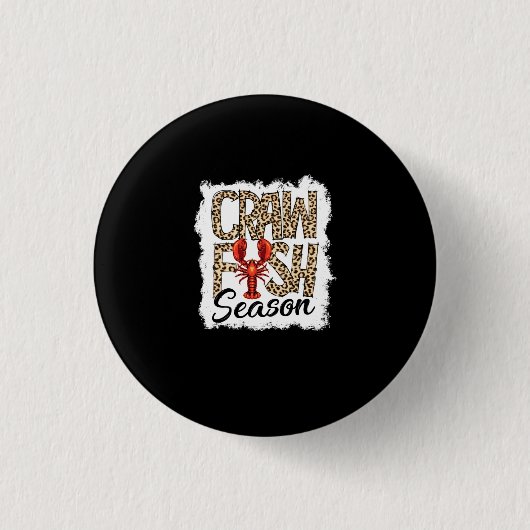 Bleichkraut Season Leopard Crawfish Boil Button (Vorderseite)