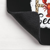 Bleichkraut Season Leopard Crawfish Boil Mousepad (Ecke)
