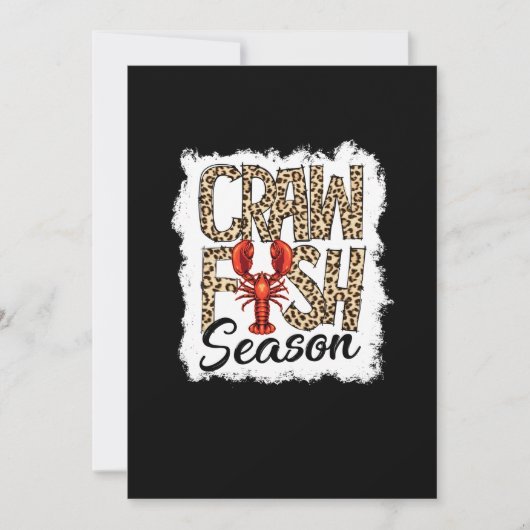 Bleichkraut Season Leopard Crawfish Boil Save The Date (Vorderseite)