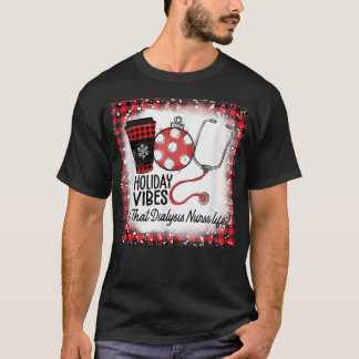 Bleichte Ferien Vibes & Dass Dialyse Krankenversic T-Shirt