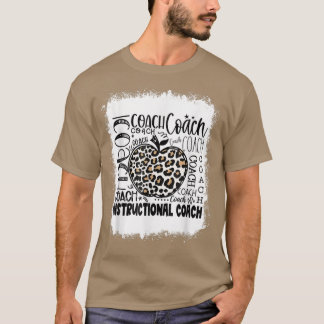 Bleichte Leopard-Gebrauchsanweisung Typografie Te T-Shirt