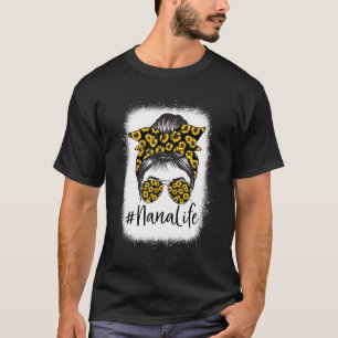 bleichte Sonnenblumen Nana Life T-Shirts für den M
