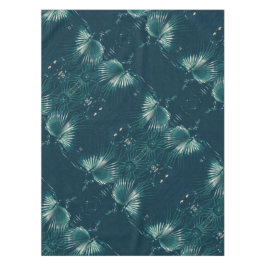 Bleie aus blassgrünem Palmenbaum Tischdecke