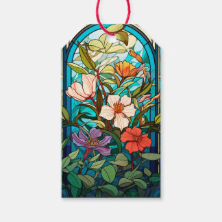 Bleiglas-Blumenbogen Art Nouveau Geschenkanhänger