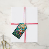 Bleiglas-Blumenbogen Art Nouveau Geschenkanhänger (Mit Garn)