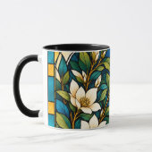 Bleiglas-Botanik-Blumenmuster Tasse (Links)