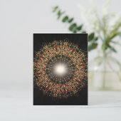 Bleiglas Burst Postkarte (Stehend Vorderseite)