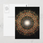 Bleiglas Burst Postkarte (Vorne/Hinten)