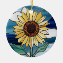 Bleiglas-Kunst, Sonnenblume Bleiglas