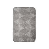 Bleiglas Silber Diamantmuster Badematte (Vorderseite Vertikal)