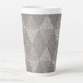 Bleiglas-Silber-Diamantmuster Milchtasse (Vorderseite)