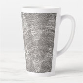 Bleiglas-Silber-Diamantmuster Milchtasse (Rechts)
