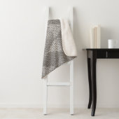 Bleiglas-Silber-Diamantmuster Sherpadecke (Beispiel)