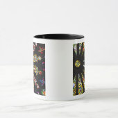 Bleiglasdetail 2 tasse (Zentrum)