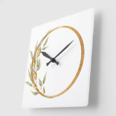 Bleiring-Uhr Quadratische Wanduhr (Winkel)