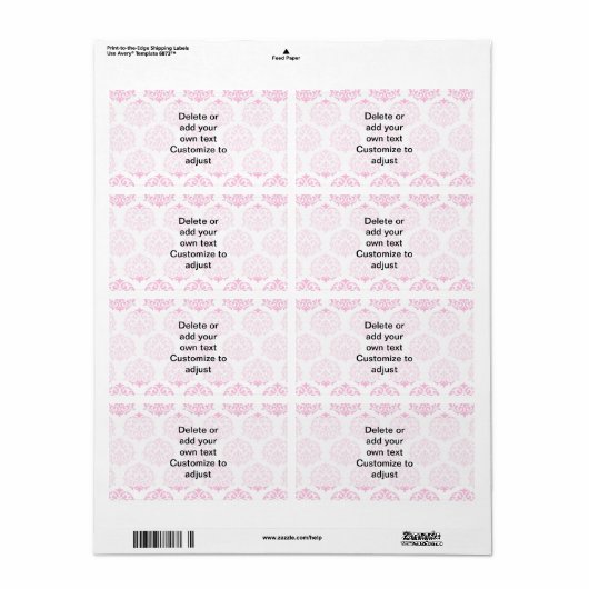 Bleirosa Damast (Vorne)