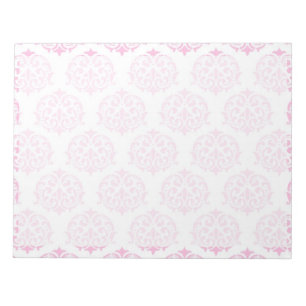Bleirosa Damast Notizblock