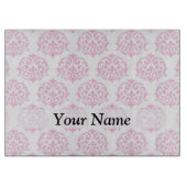 Bleirosa Damast Schneidebrett (Vorderseite)