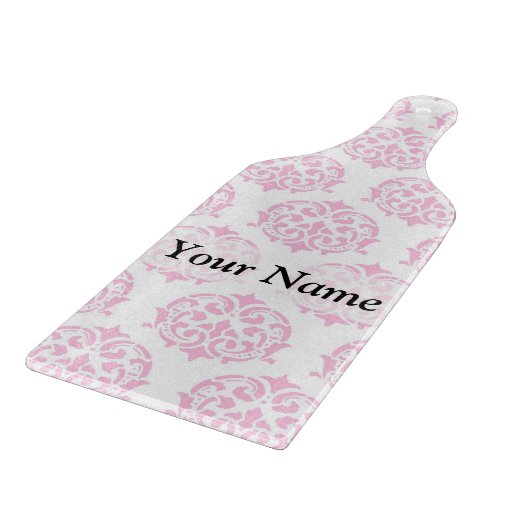 Bleirosa Damast Schneidebrett (Ecke)