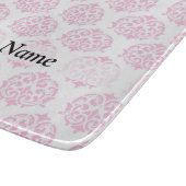 Bleirosa Damast Schneidebrett (Ecke)