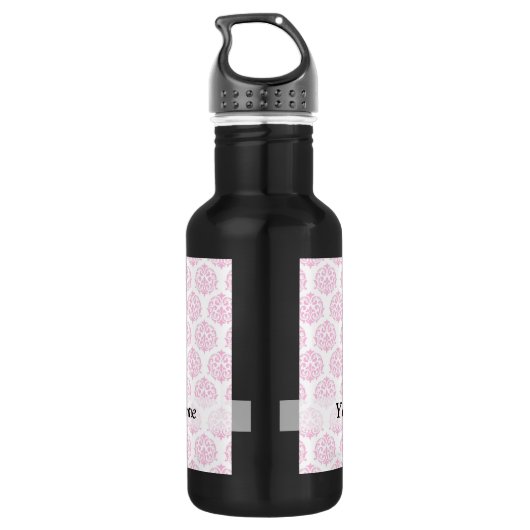 Bleirosa Damast Trinkflasche (Rückseite)