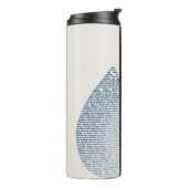 Bleisicherheitsbewusstsein Thermosbecher (Nach links gedreht)
