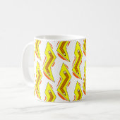 Bleistift-Blitzschlag Kaffeetasse (Vorderseite Links)