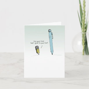 Bleistift Cartoon Karte
