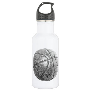 Bleistift-Effekt Basketball Edelstahlflasche