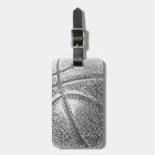 Bleistift-Effekt Basketball Gepäckanhänger (Vorderseite vertikal)